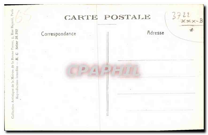 CPA Lourdes Souvenirs et Sites  — Verso
