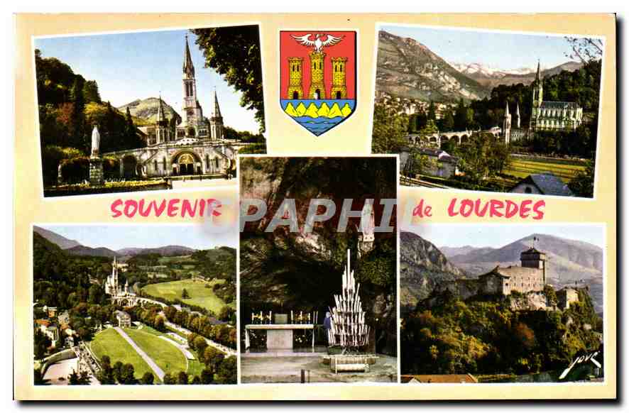 CPA Souvenir de Lourdes 