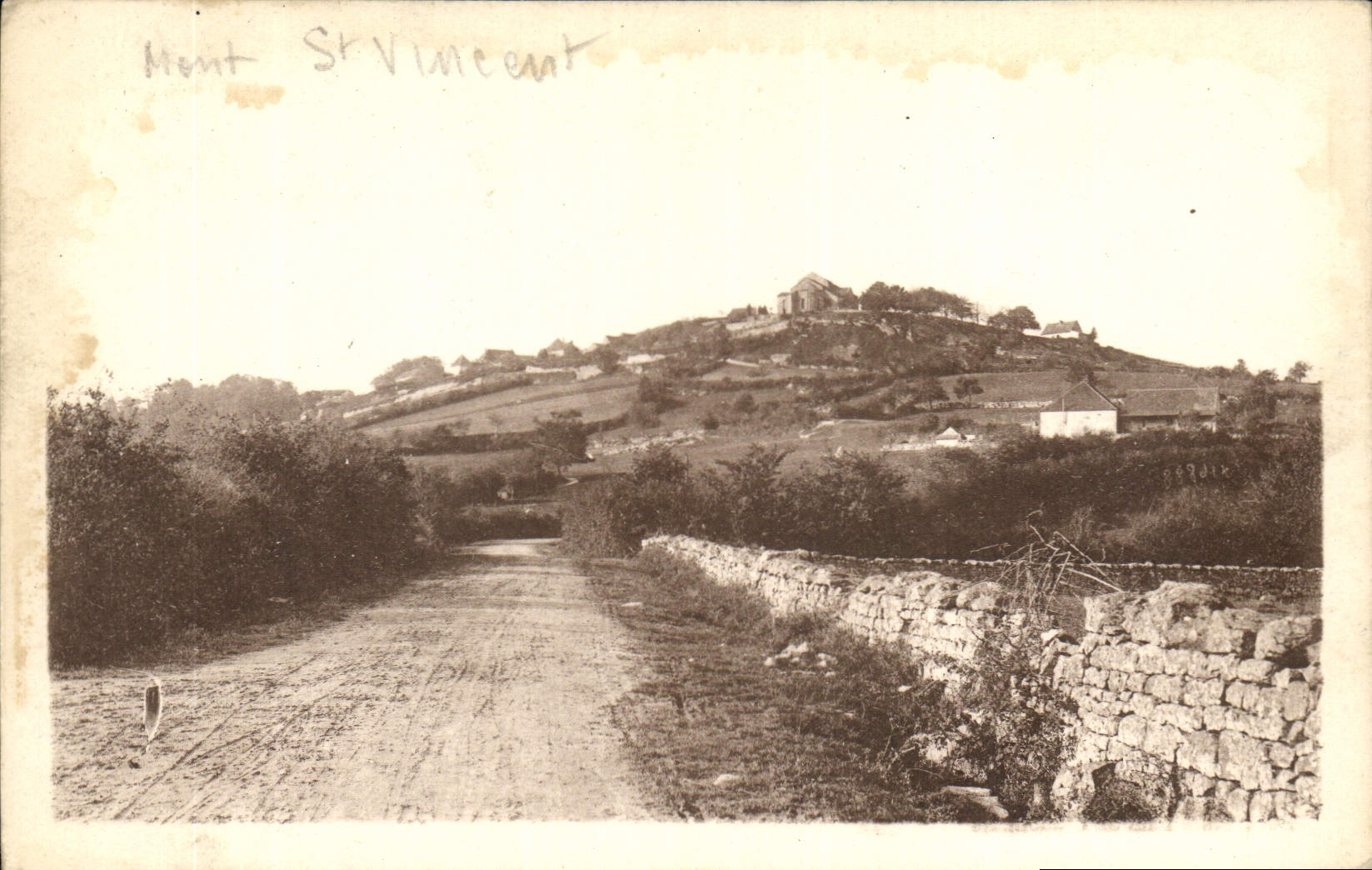 CPA Mont St Vincent Point eulminant du Chalonnais 