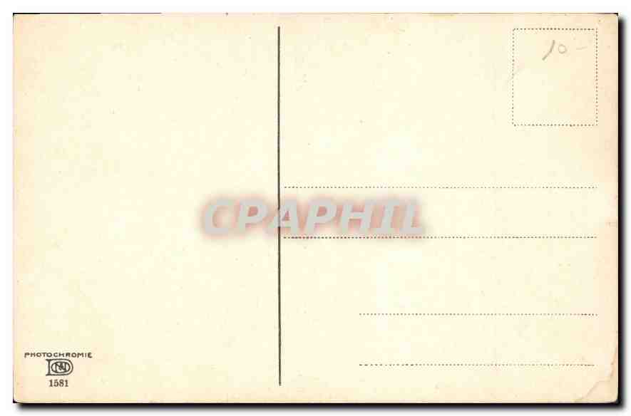 CPA Arbre — Verso
