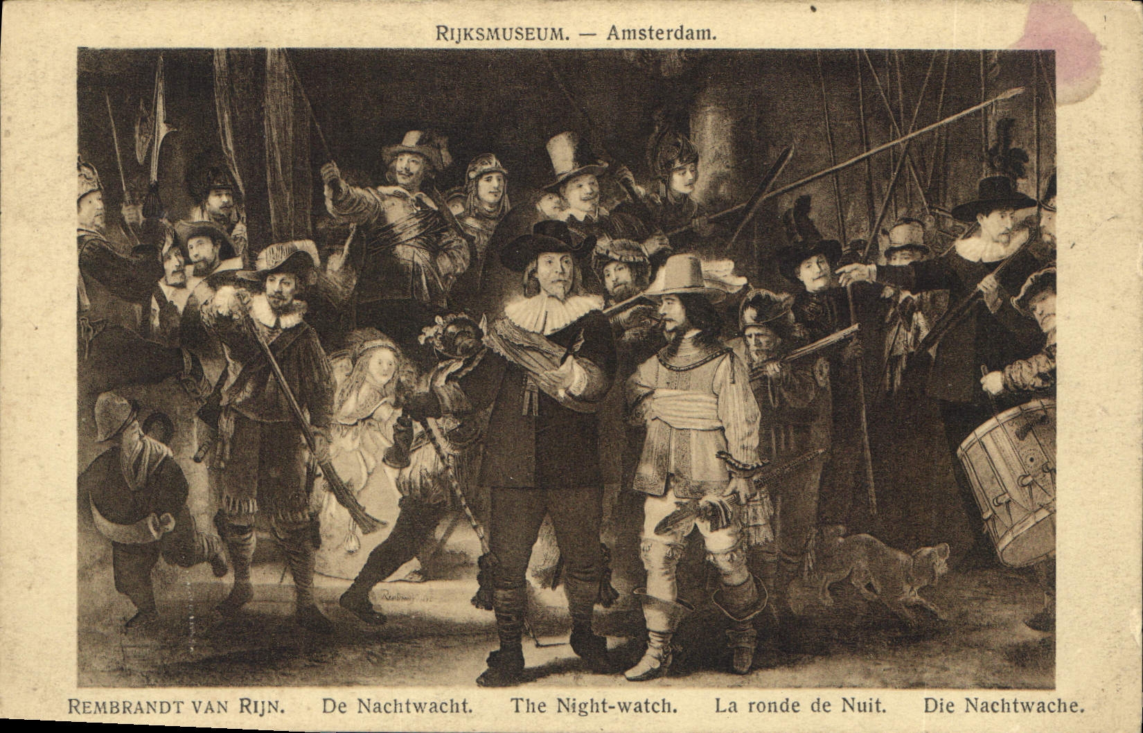 La ronde de Nuit — Rembrandt van Rijn — Rijksmuseum — Amsterdam