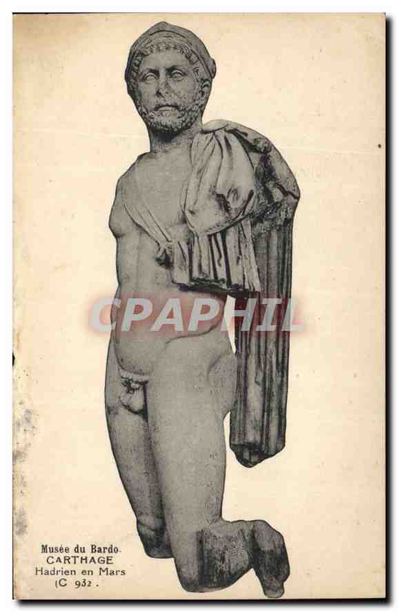CPA Musee du Bardo Carthage Hadrien en Mars 