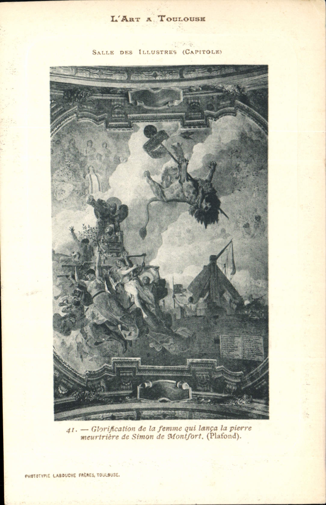 CPA L'Art a Toulouse Salle de Illustres Capitole 