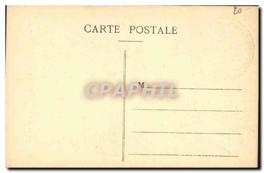 CPA Collection Artistique de la Fucosine La Pan Toufle  — Rückseite