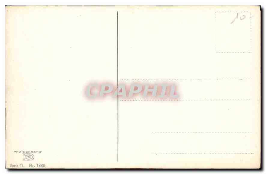 CPA Bord de mer — Verso