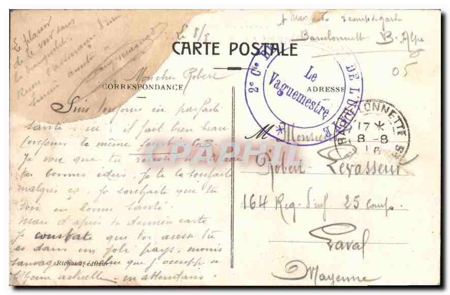Seyne (alt. 1.262 m.) — Vue générale est. — Les Alpes pittoresques — Reverso
