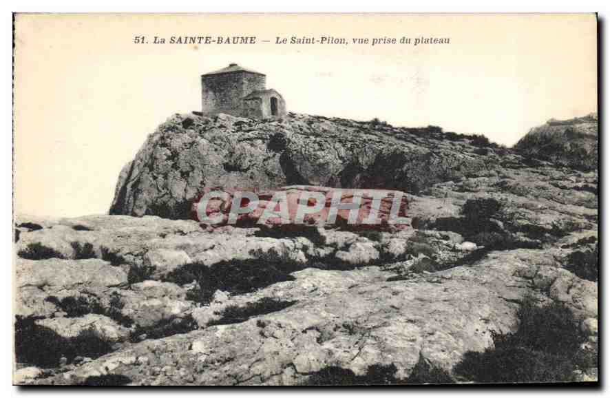 La Sainte-Baume — Le Saint-Pilon, vue prise du plateau — n°51