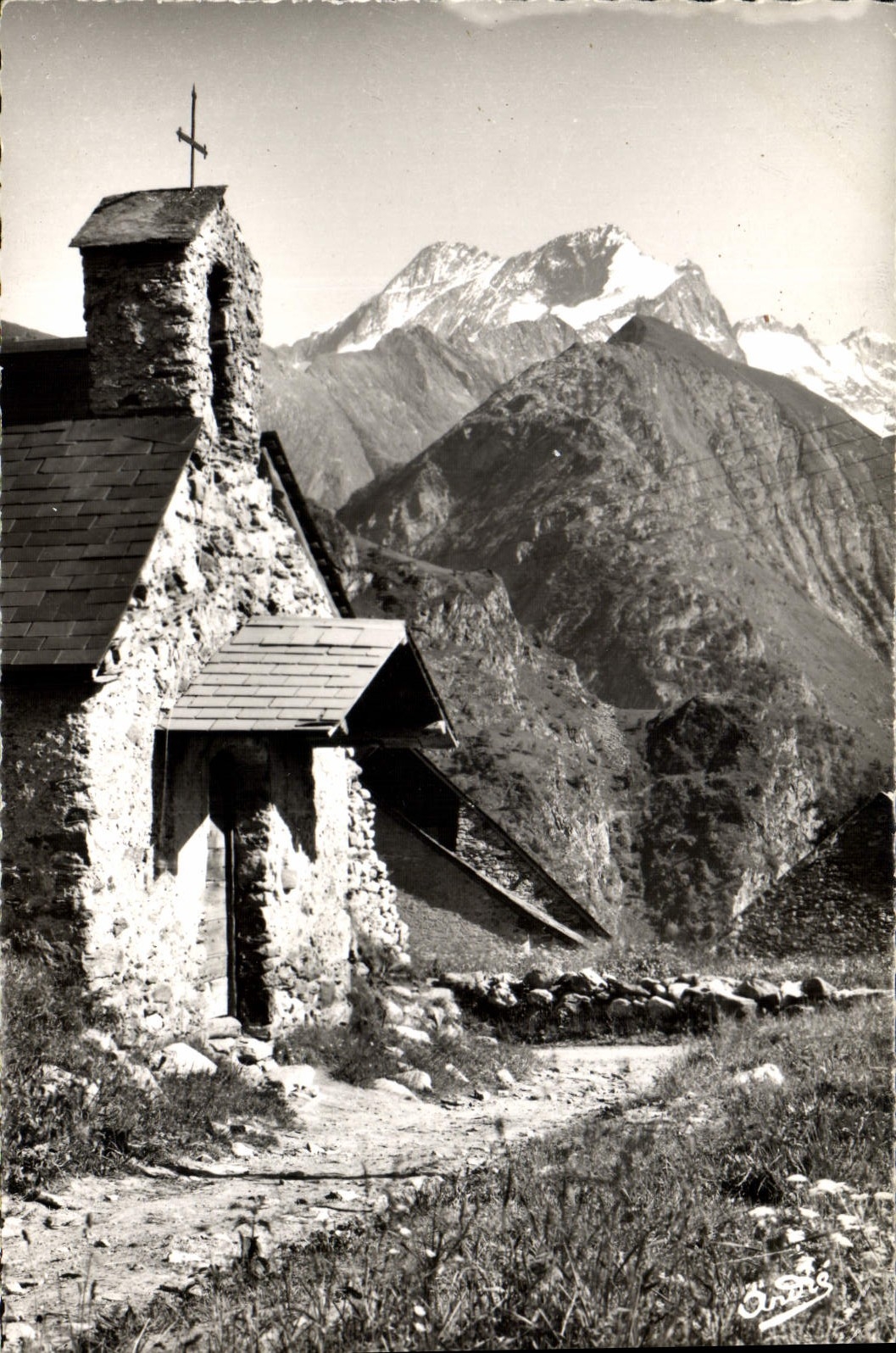 CPA Paysages Alpestres Chapelle de Montagne 
