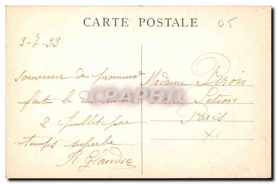 Col de la Faucille — Aperçu sur le pays de GEX, le Léman et les Alpes — L. Michauz, Édit. Bellegarde (Déposé.) — Reverso