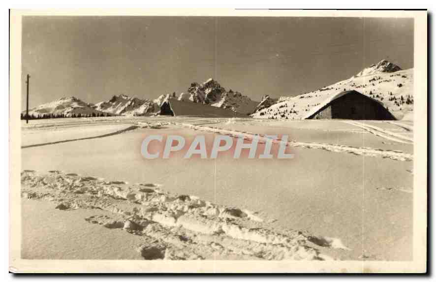 CPA Les Sports d'Hiver en Tarentaise Courchevbe de St Bon Champs de skis de Belle Cote et les Tovets