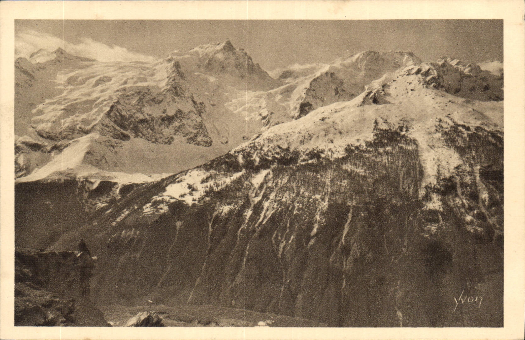 Les Alpes — Le Massif du Pelvoux et les derniers prolongements des Grandes Rousses — Les Éditions d'Art YVO, Paris