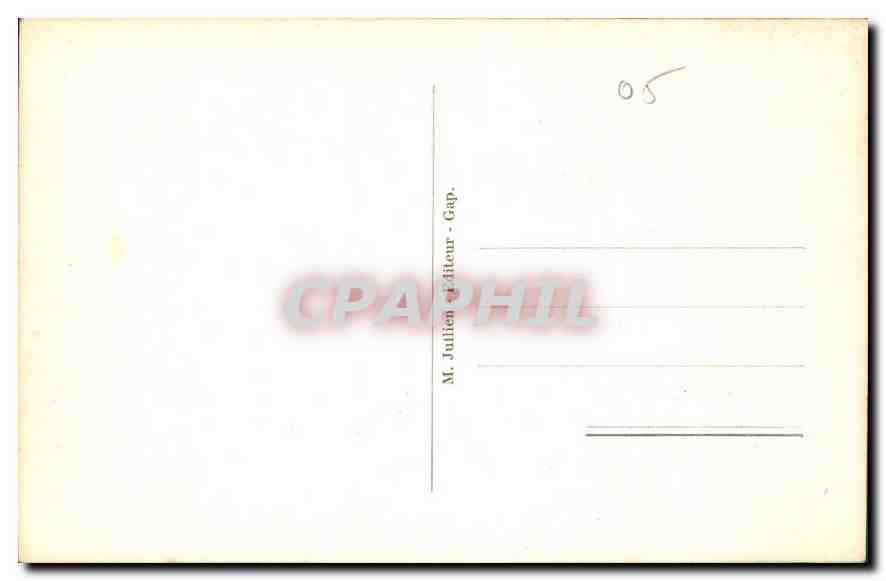 Les Alpes — Massif du Pelvoux. Lac de l’Eychauda. Rochers de l’Yret — M. Julien, Éditeur - Gap, n° 139 — Reverso