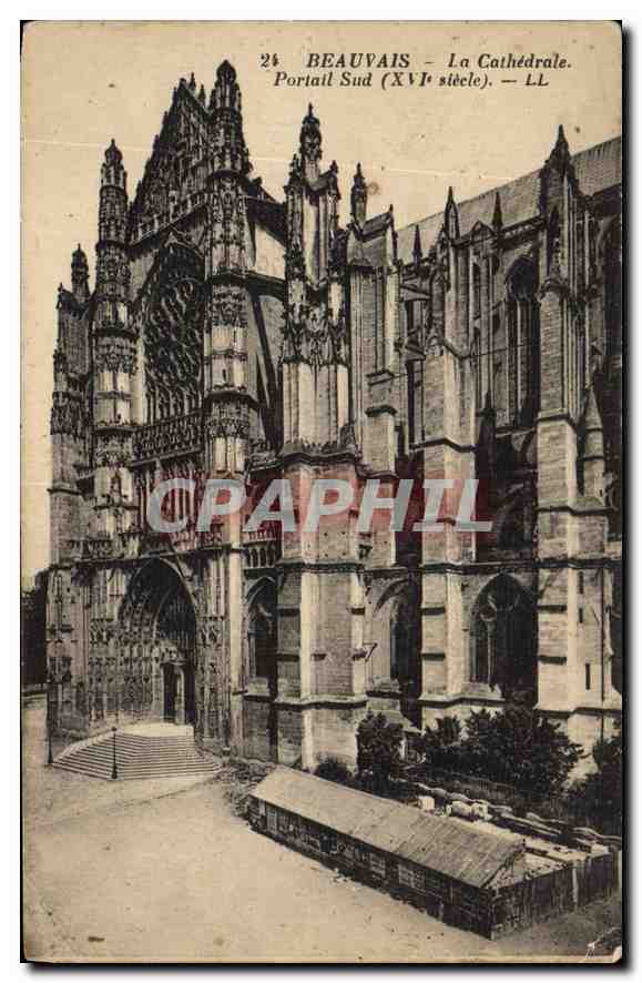 Beauvais — Die Kathedrale. Südportal (16. Jahrhundert). — LL