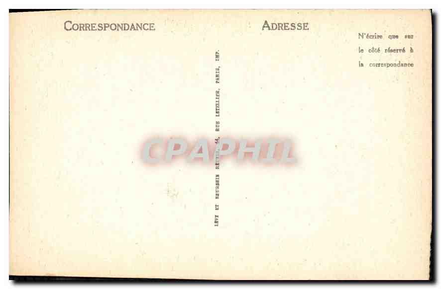 CPA Lyon Le Pont Lafayette et le Coteau de Fourvierre  — Verso