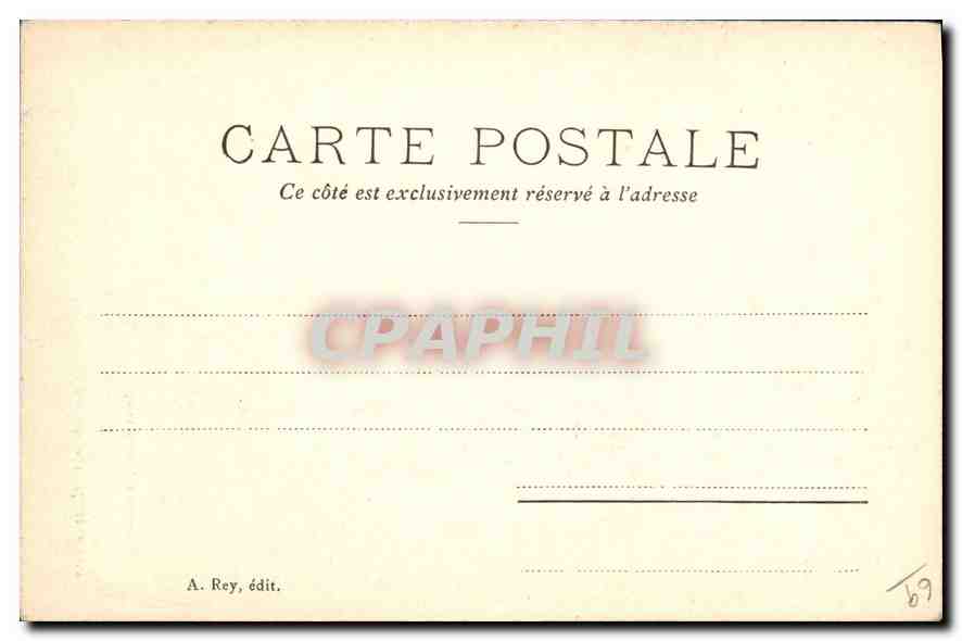 CPA Chambre de Commerce de Lyon Musee Historique des Tissus Petit Salon de l'Imperatrice Eugenie a E — Verso
