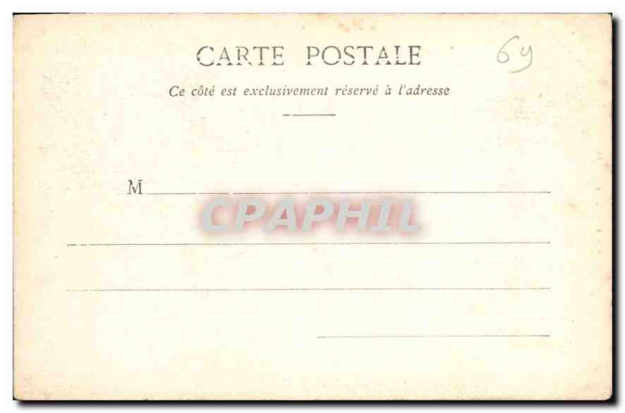 CPA Lyon Un Sous bois au Parc de la Tete d'Or  — Verso