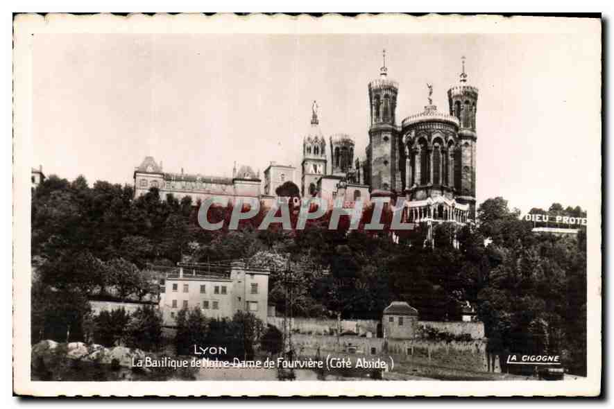CPA Lyon La Basilique de Notre Dame de Fourvierre Cote Abidee 