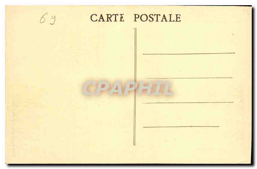 CPA Lyon Abside de la Nouvelle Eglise de Fourvierre  — Rückseite