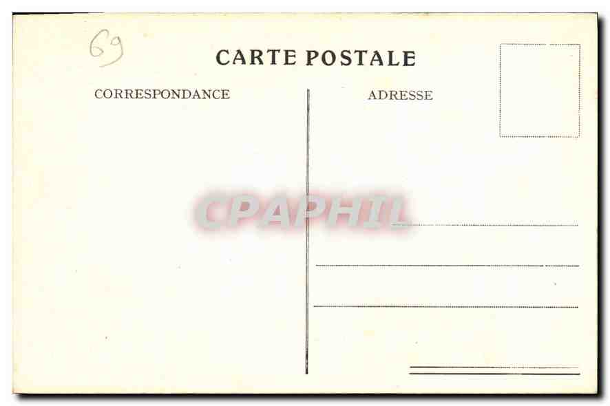 CPA Fourvierre Mosaique de Sainte Jeanne d'Arc dessinee par G Decote  — Verso