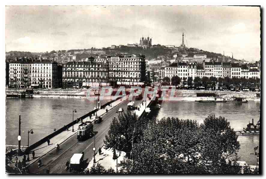 CPA Lyon Rhone Le Pont Lafayette 