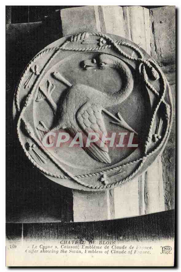 CPA Chateau de Blois Le Cygne a Caisson Embleme de Claude de France 