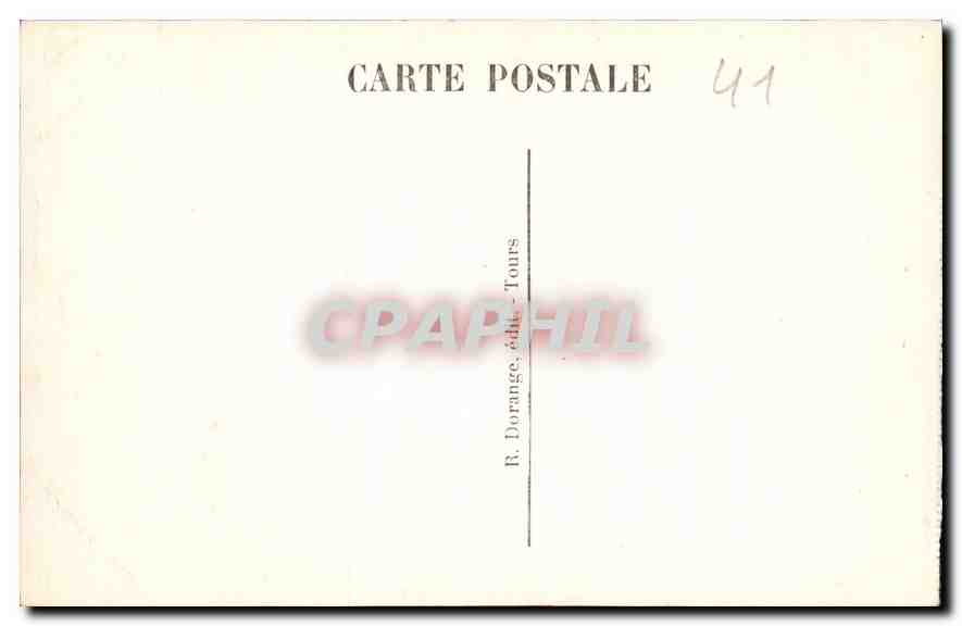 CPA Chambord L et C Le Chateau MN Commence en 1526 facade sud vue du prise  — Rückseite