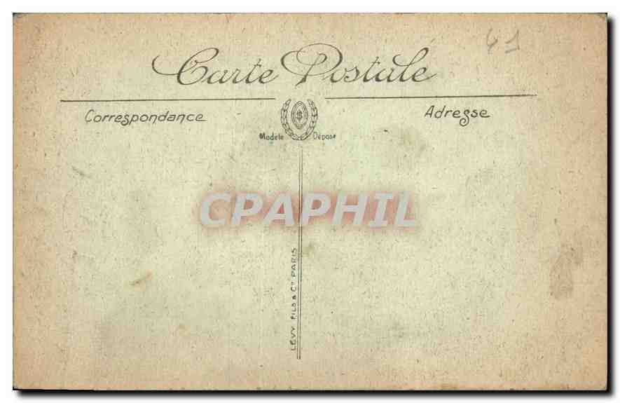 CPA Blois Le Chateau Embleme de Francois  — Rückseite