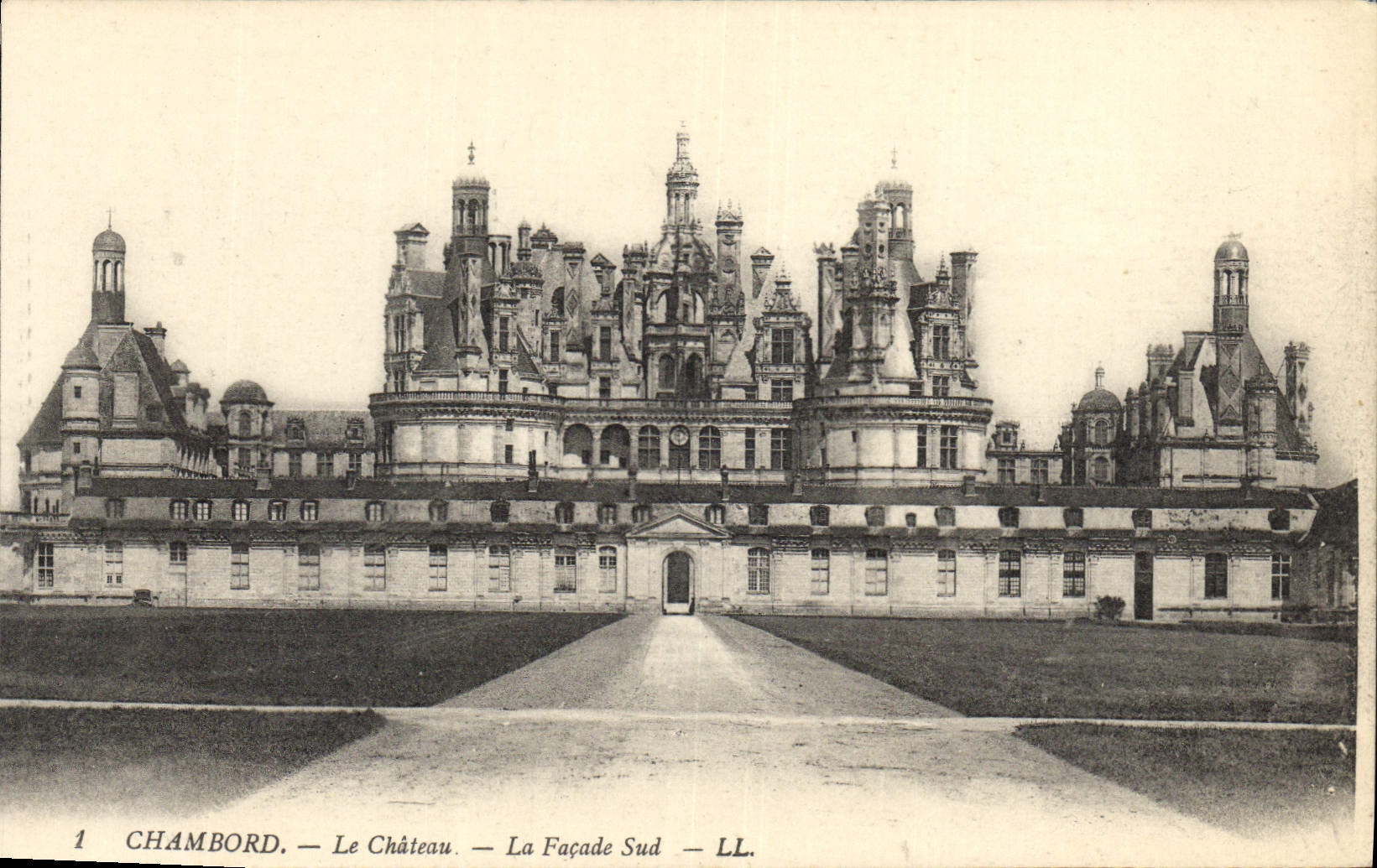 CPA Chambord le Chateau la Facade sud 