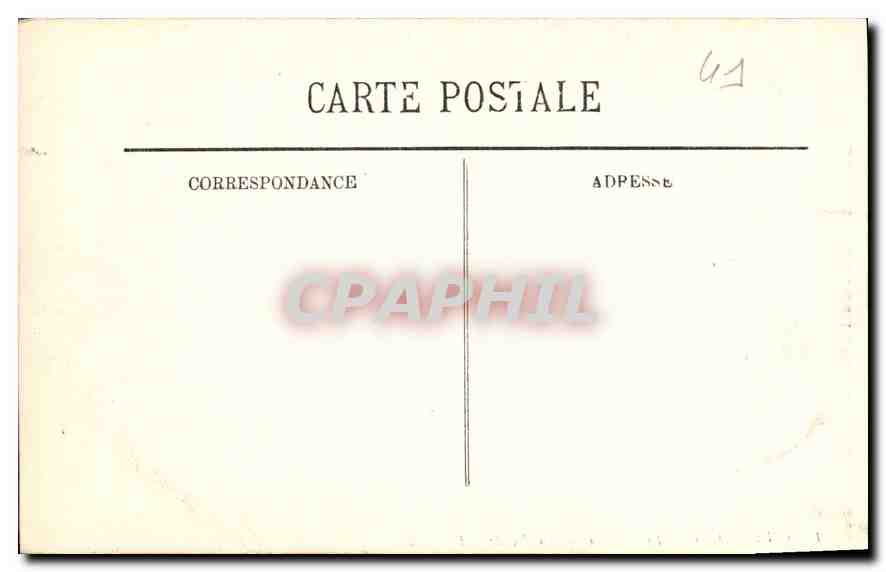 CPA Chambord le Chateau la Facade sud  — Rückseite