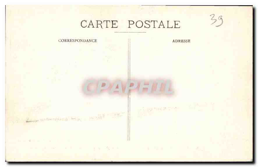 CPA Baume les Messieurs La Passerelle d'Entree des Grottes  — Rückseite