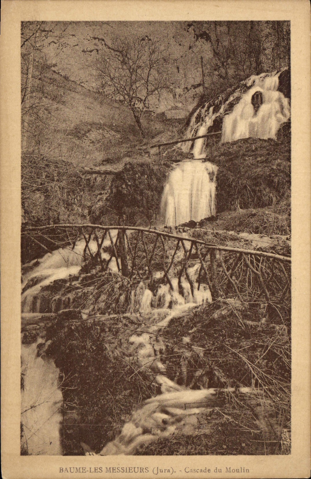 Baume-les-Messieurs (Jura) — Cascade du Moulin — éditeur inconnu, n° de série 39