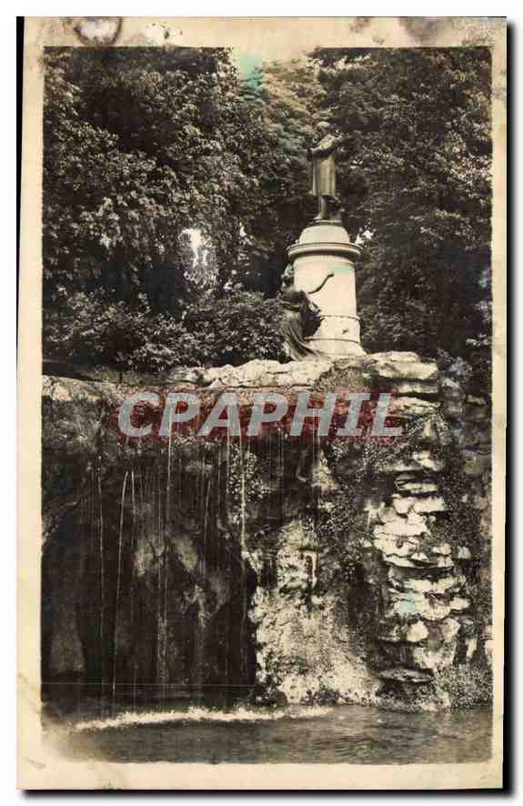 CPA Dole Jura La Statue Pasteur vue des allees du Couva Saint Mauros 