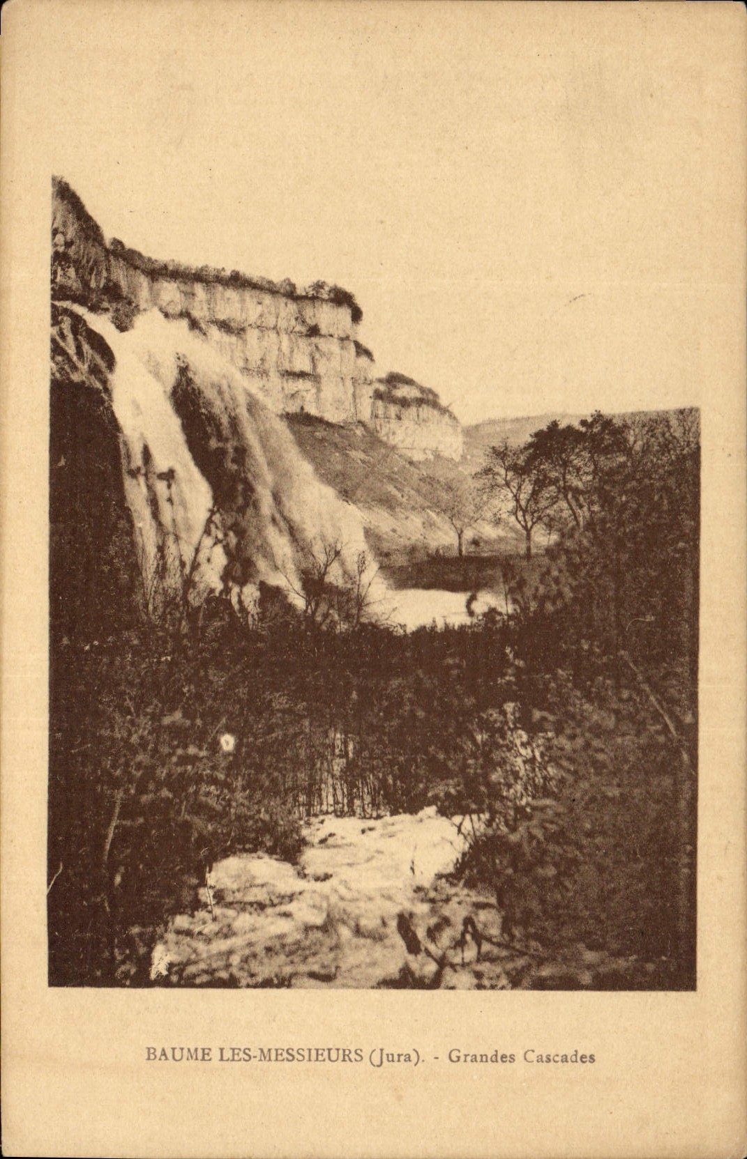 Baume-les-Messieurs (Jura) — Grandes Cascades — éditeur non identifié