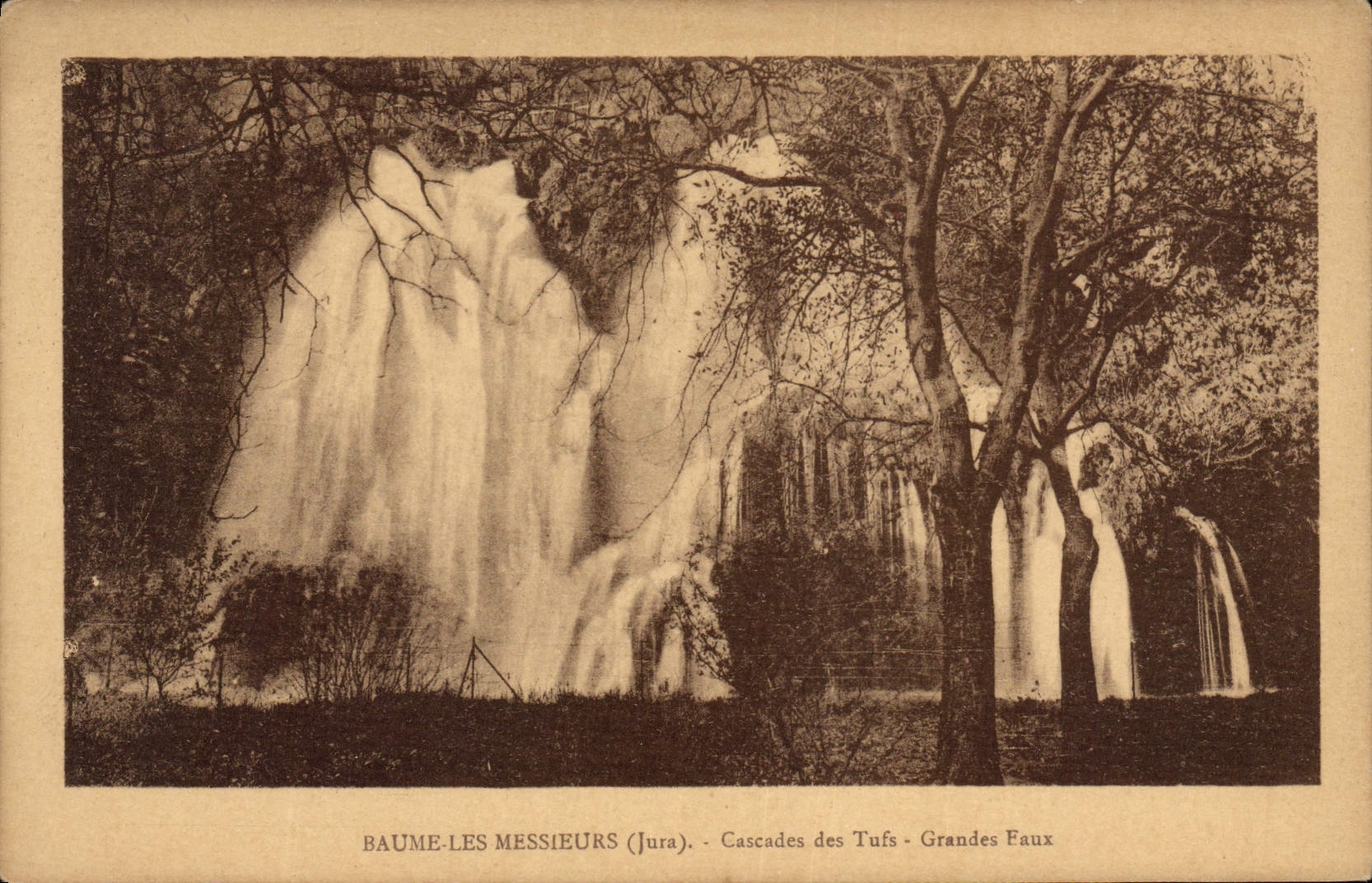 Baume-les-Messieurs (Jura) — Cascades des Tufts - Grandes Faux — éditeur non identifié