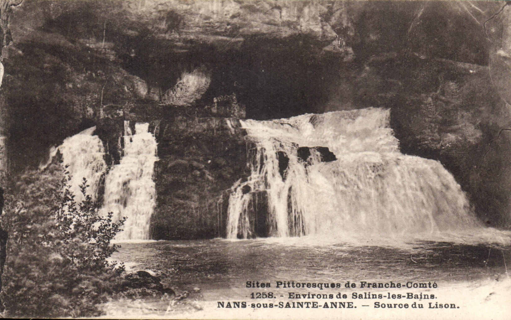 Source du Lison — Nans-sous-Sainte-Anne — Sites pittoresques de Franche-Comté — 1258