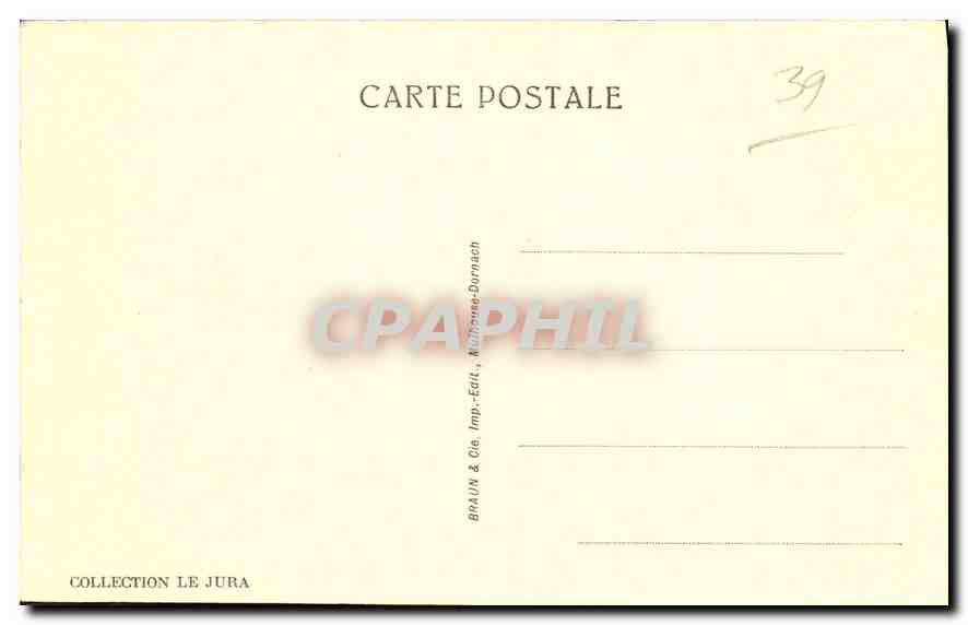 Le Haut-Jura — Lac de Bonlieu - La Baume — n° 4684 — Reverso