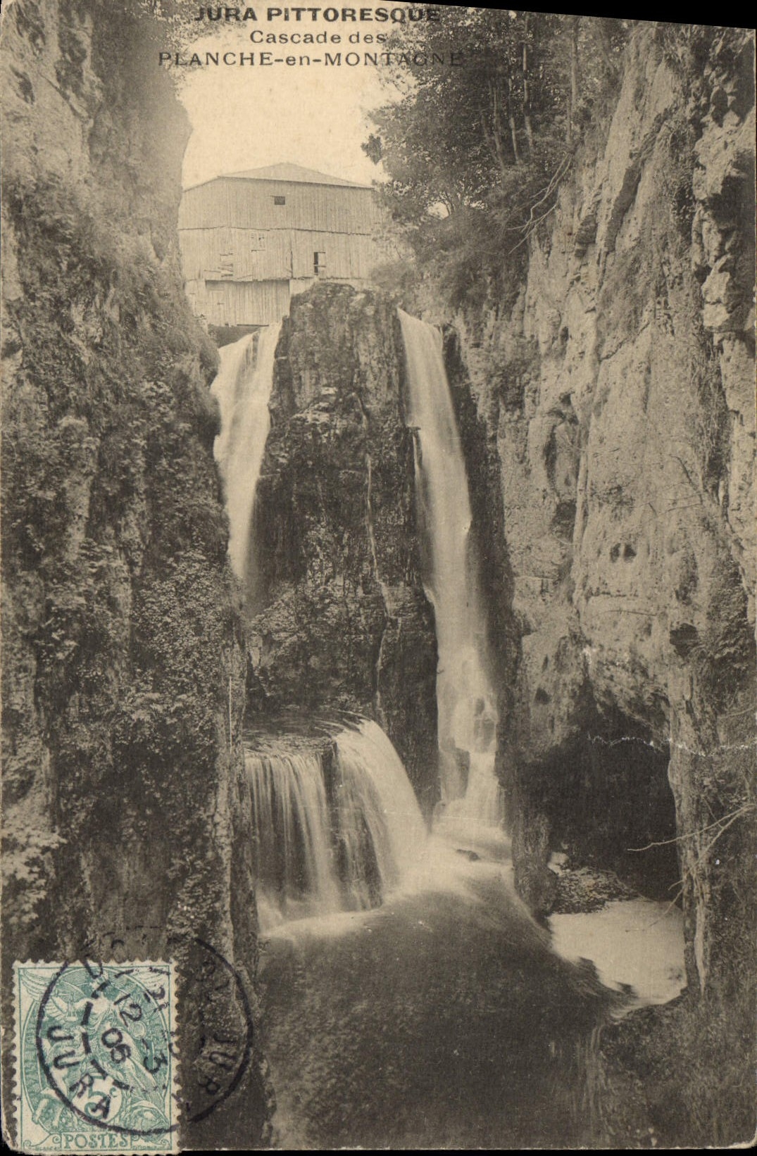CPA Jura Pittoresque Cascade des Planches en Montagne 