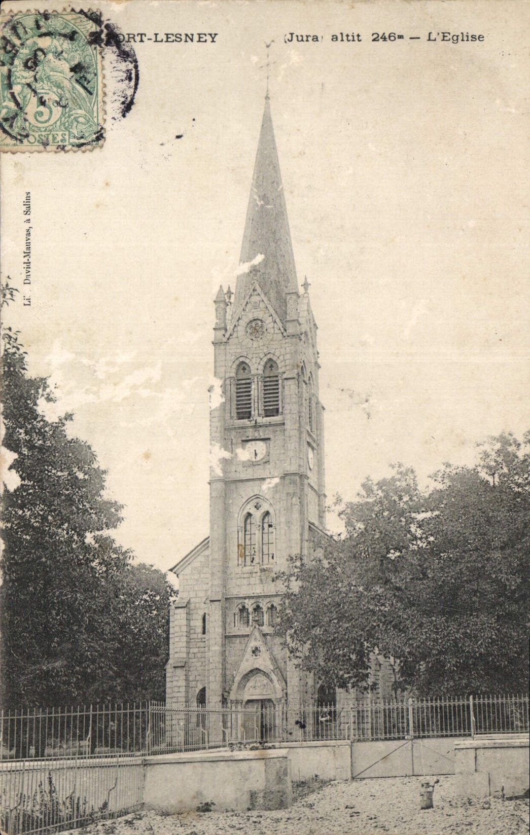 CPA Jura Altit 246 L'Eglise Lesney