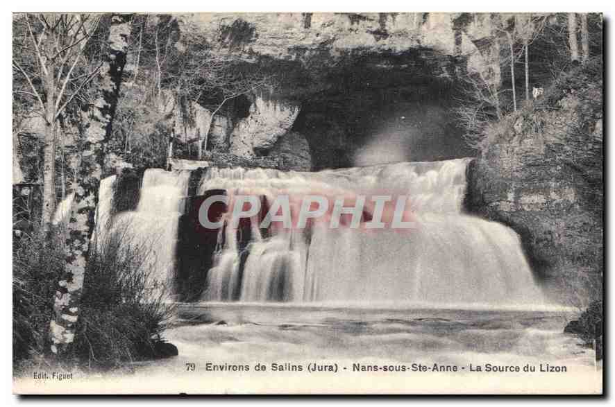 La Source du Lizon — Environs de Salins (Jura) — Nans-sous-Ste-Anne — Edit. Figueot n°79