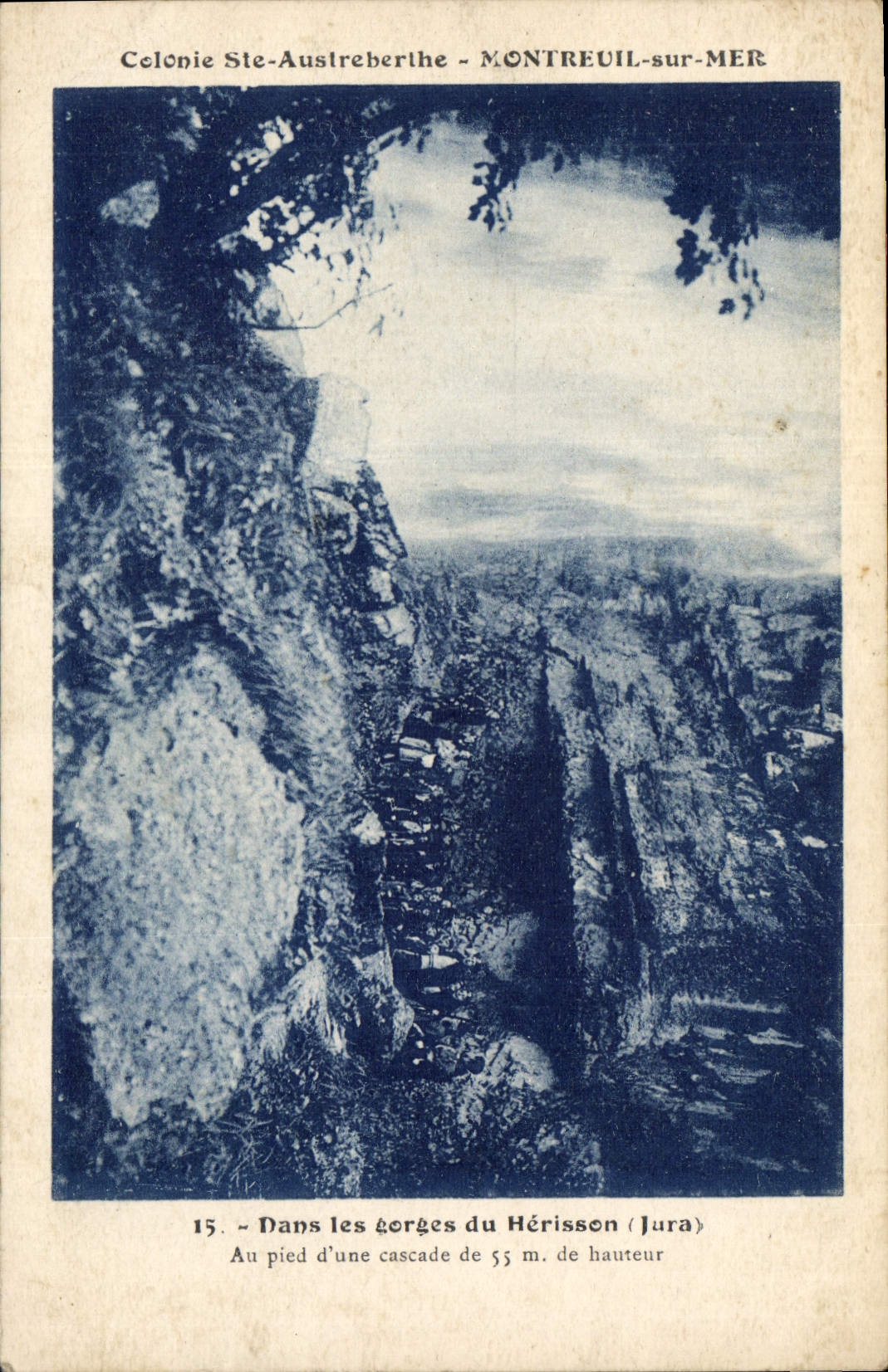 CPA Celonie Ste Austreberine Montreuil cur Mer Dans les corges du Herisson Jura 