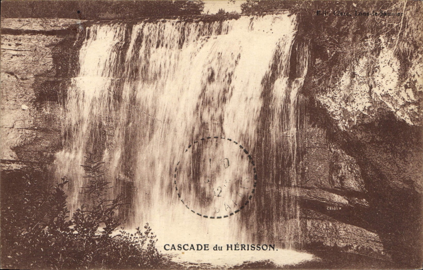 CPA Cascade du Herisson 