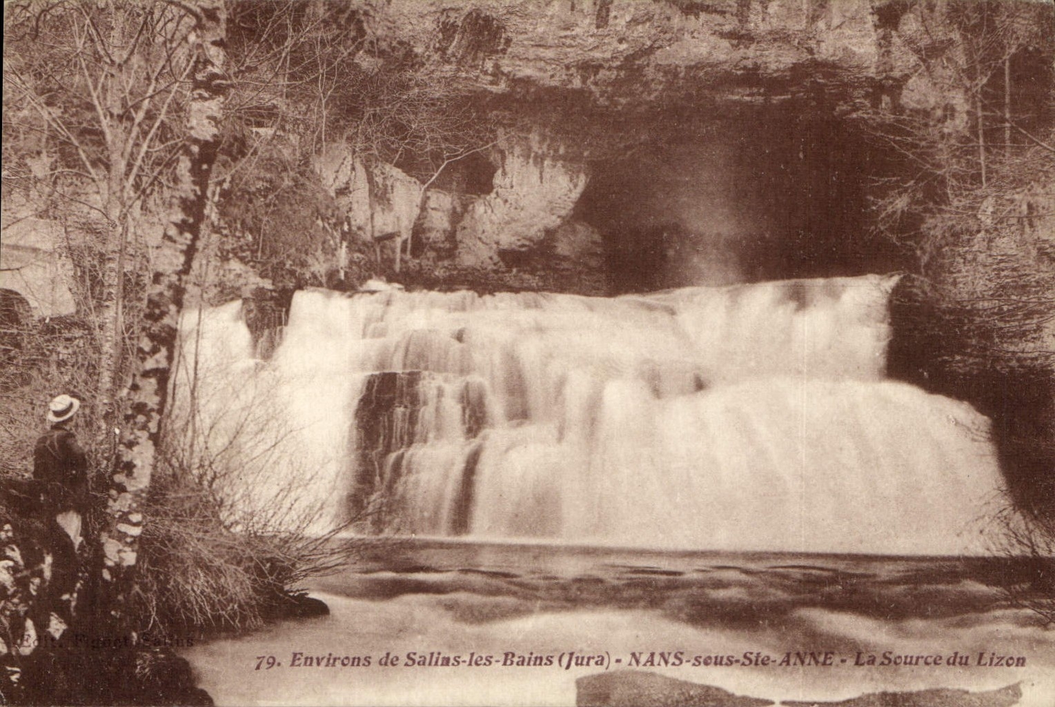 Nans-sous-Sie-Anne - La Source du Lizon - Environs de Salins-les-Bains (Jura) — Édit. Pignot Salins, n°79