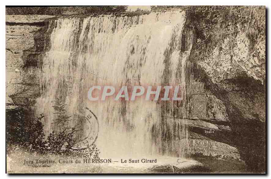 CPA Jura Touriste Cours du Herisson Le Saut Girard 