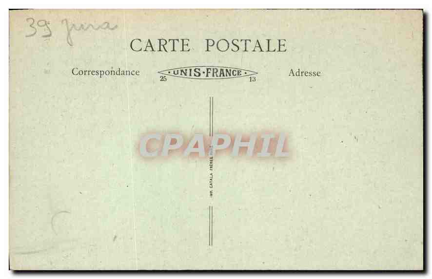 La Saine dans la Gorge de la Langouette — Les Planches-en-Montagne — Éditeur : Unis-France, n° 1143 — Rückseite
