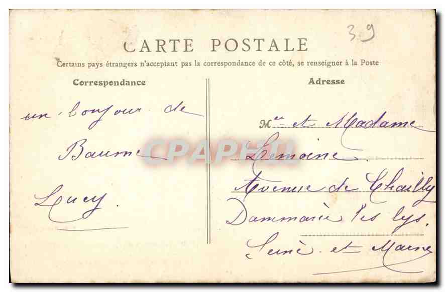 Grottes de Baume-les-Messieurs (Jura) — Le Dôme de Saint-Pierre et la Sacristie — B. F., Paris — Verso
