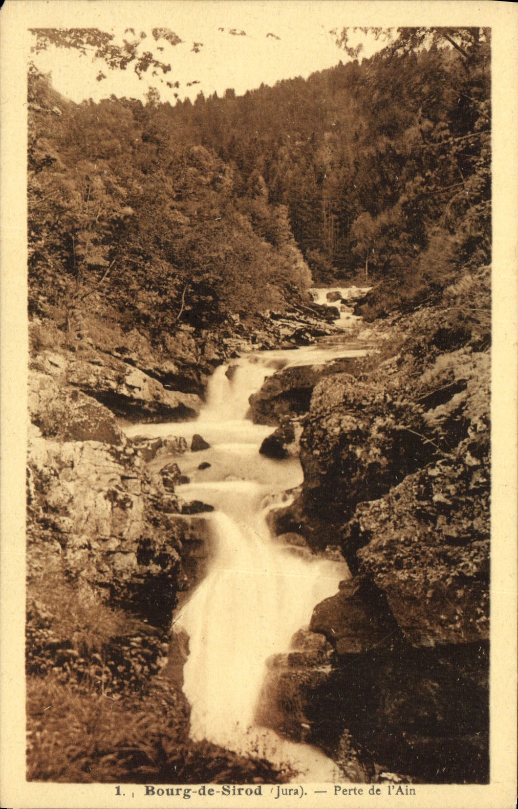 CPA Bourg de Sirod Jura Perte de l'Ain 
