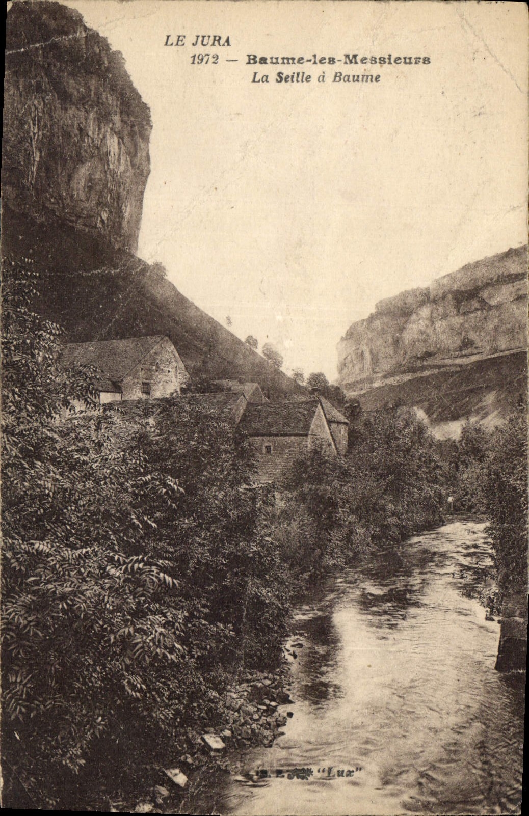 Le Jura — Baume-les-Messieurs — La Seille à Baume