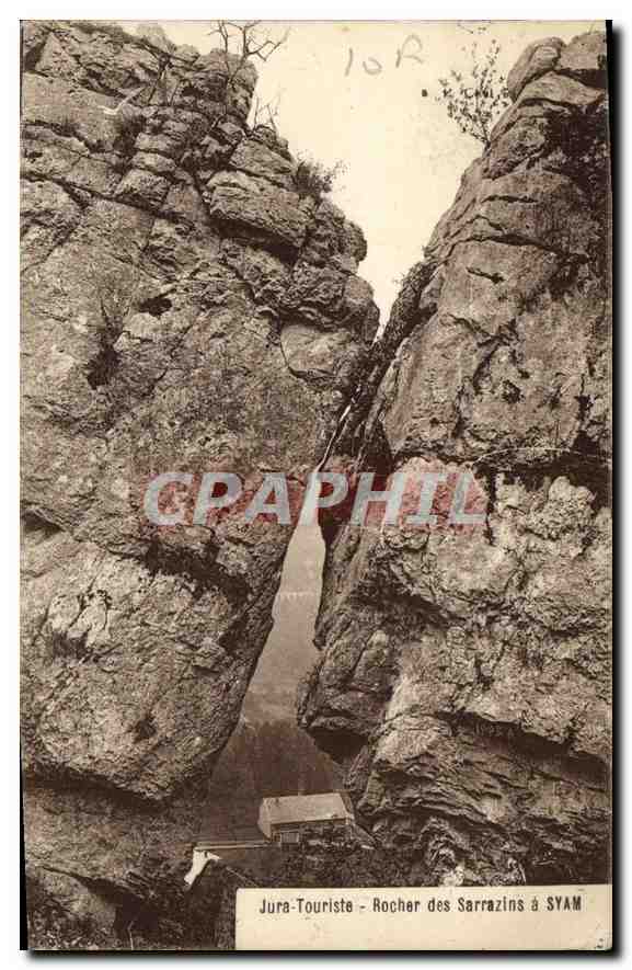 Rocher des Sarrazins bei SYAM — Jura-Touriste — Verlag SYAM