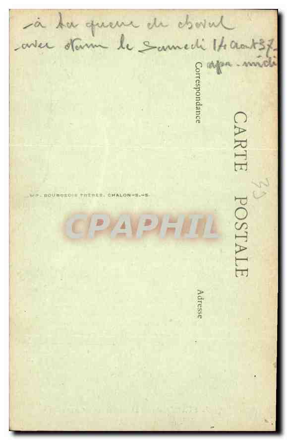 CPA Jura Touriste St Claude  — Rückseite