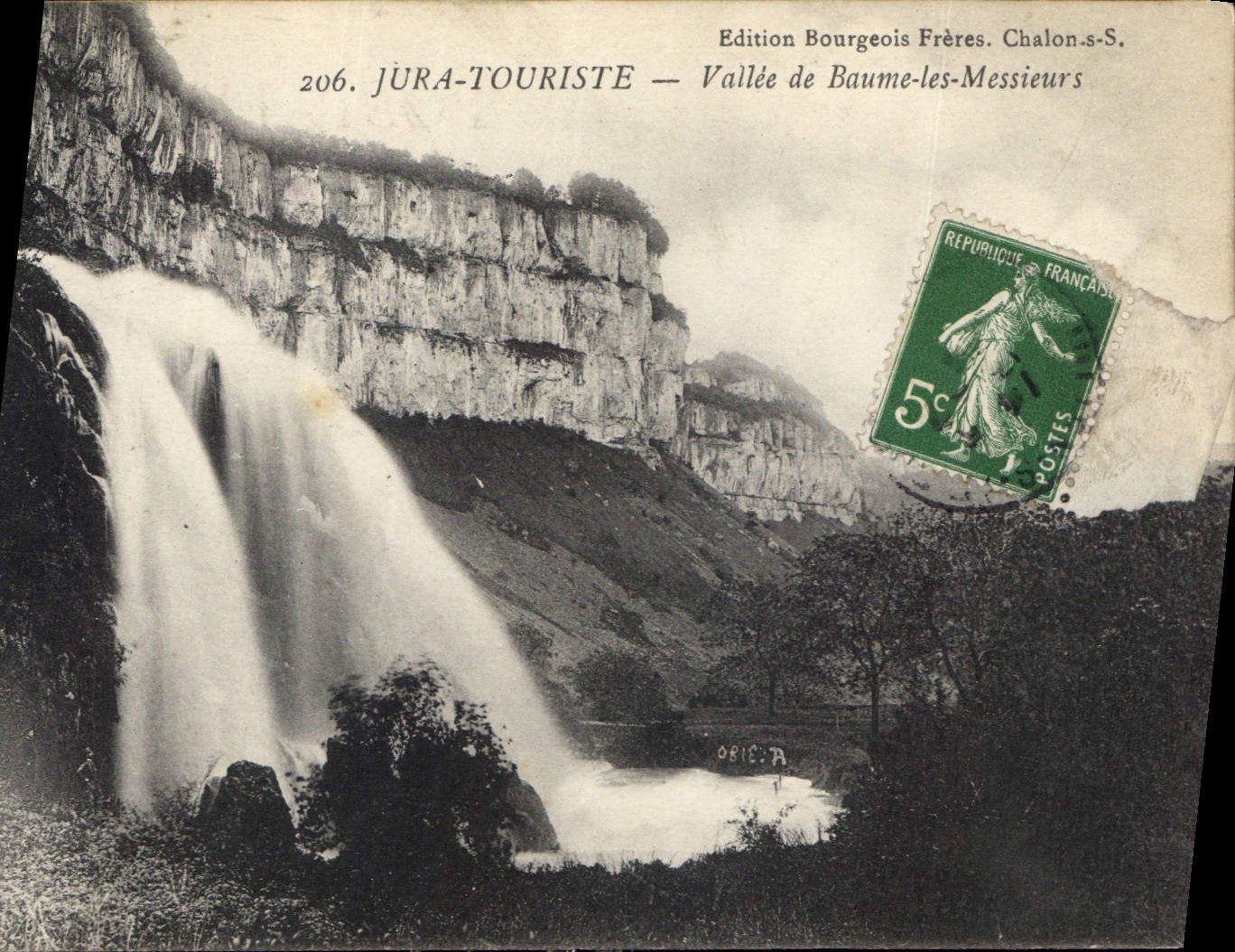 Vallée de Baume-les-Messieurs — Édition Bourgeois Frères, Chalon-s-S.